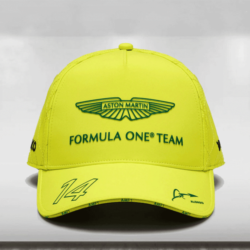2024 Aston Martin F1 Team Fernando Alonso Driver Cap - Lime