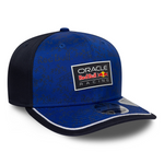 Blue and black cap with Oracle Red Bull Racing logo on a white background