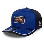 Blue and black cap with Oracle Red Bull Racing logo on a white background