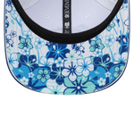 Floral patterned cap with '9SEVEN' branding on a white background