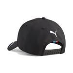 Black cap with Puma logo on a white background