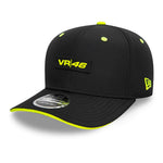 2025 VR46 Core 9Seventy Cap Stretch Snap Adults - Black/Neon Yellow