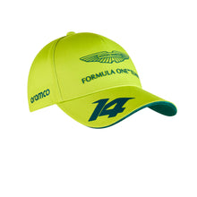 Load image into Gallery viewer, 2023 Aston Martin F1 Fernando Alonso Driver Cap - Lime