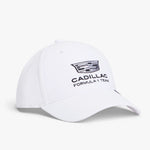 White cap with Cadillac Formula 1 Team logo on a white background