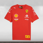 2024 Scuderia Ferrari F1 Carlos Sainz Driver T-shirt Large