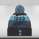 Black and blue beanie with '1882 Spurs' text and logo on a white background