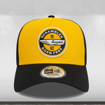 2025 Ducati Scrambler Patch Trucker Cap Adults - Amber/Black