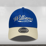 2025 Fresh Ego X Williams Racing Script Cap - Cream/Blue