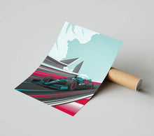 Load image into Gallery viewer, Aston Martin Silverstone GP Print
