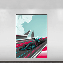 Load image into Gallery viewer, Aston Martin Silverstone GP Print
