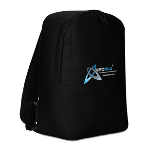XeroBlu Black Minimalist Backpack