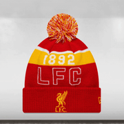 Liverpool FC 1982 Sport Cuff Beanie Adults Scarlet Amber Gold