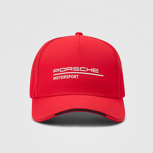Porsche Motorsport Logo Red Cap