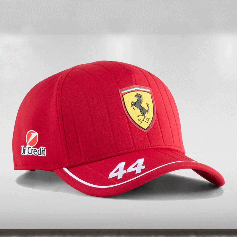 2025 Scuderia Ferrari Lewis Hamilton Kids Cap - Dark Cherry