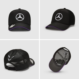 2024 Mercedes-AMG F1 Lewis Hamilton Driver Trucker Cap - Black