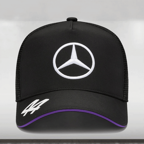 2024 Mercedes-AMG F1 Lewis Hamilton Driver Trucker Cap - Black