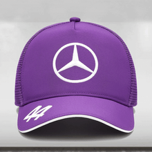 Load image into Gallery viewer, 2024 Mercedes-AMG F1 Lewis Hamilton Driver Trucker Cap - Purple