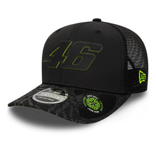 Load image into Gallery viewer, VR46 Sustainable 9Seventy Cap Stretch Snap Adults - Black