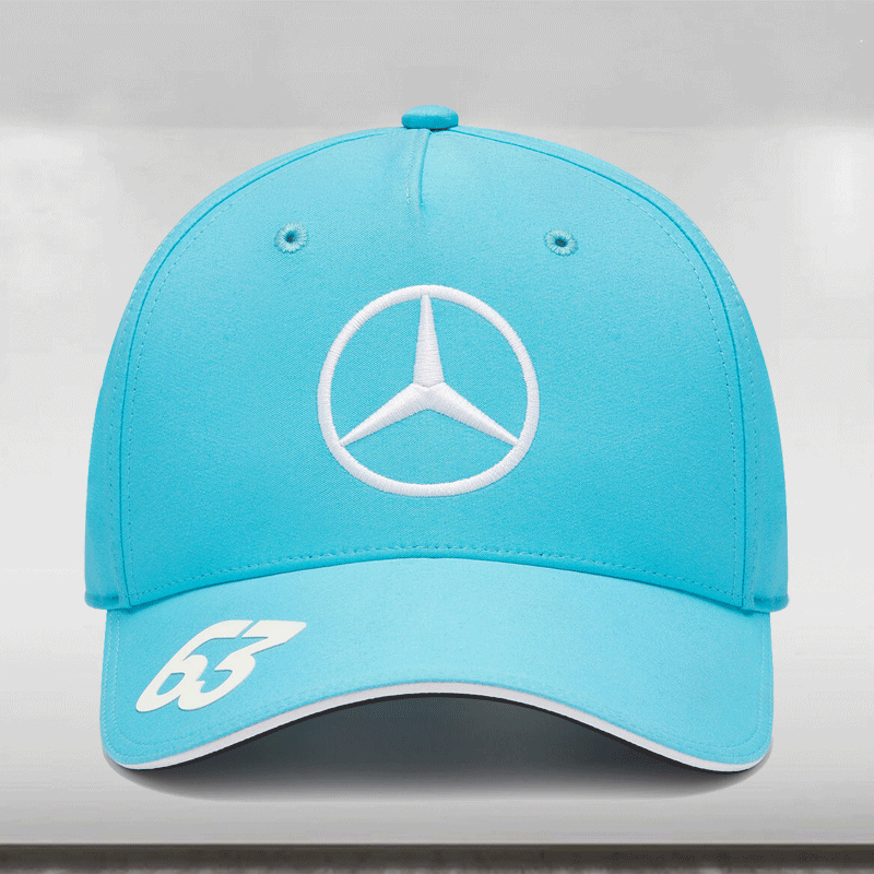 2024 Mercedes-AMG F1 George Russell Driver Trucker Cap - Blue