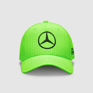 2023 Mercedes-AMG F1 Lewis Hamilton Driver Cap - Neon Green