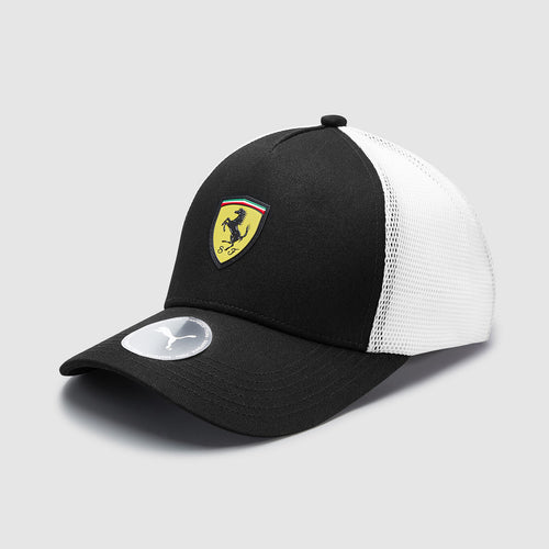 2024 Scuderia Ferrari F1 Logo Trucker Cap - Black