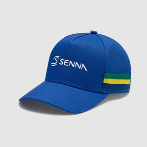 2024 Ayrton Senna Stripe Blue Cap