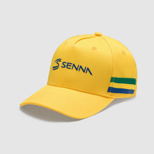 Load image into Gallery viewer, 2024 Ayrton Senna Stripe Yellow Cap
