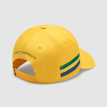 Load image into Gallery viewer, 2024 Ayrton Senna Stripe Yellow Cap