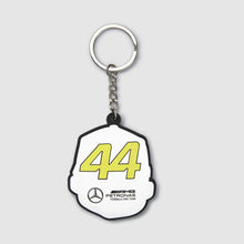 Load image into Gallery viewer, 2024 Mercedes-AMG F1 Lewis Hamilton Caricature Keyring