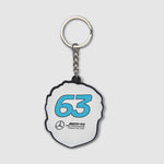 2024 Mercedes-AMG F1 George Russell Caricature Keyring