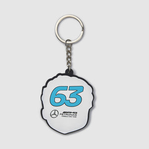 2024 Mercedes-AMG F1 George Russell Caricature Keyring