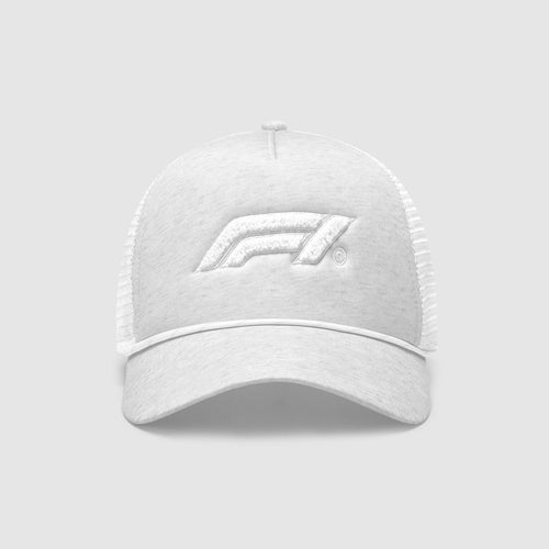 2024 F1 Collection Boucle Trucker Cap - White