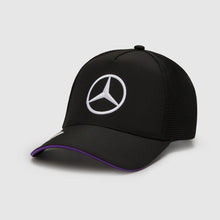 Load image into Gallery viewer, 2024 Mercedes-AMG F1 Lewis Hamilton Driver Trucker Cap - Black