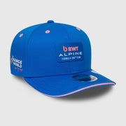 Blue cap with BWT Alpine Formula One Team logo on a light gray background