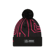 Load image into Gallery viewer, Mercedes E-Sports All Over Print Cuff Knit Bobble Beanie