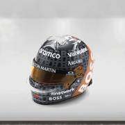 2024 SPARK Aston Martin Fernando Alonso Mini Helmet