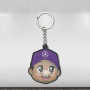 2024 Mercedes-AMG F1 Lewis Hamilton Caricature Keyring