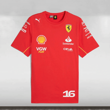 Load image into Gallery viewer, 2024 Scuderia Ferrari F1 Charles Leclerc Driver T-shirt - Large