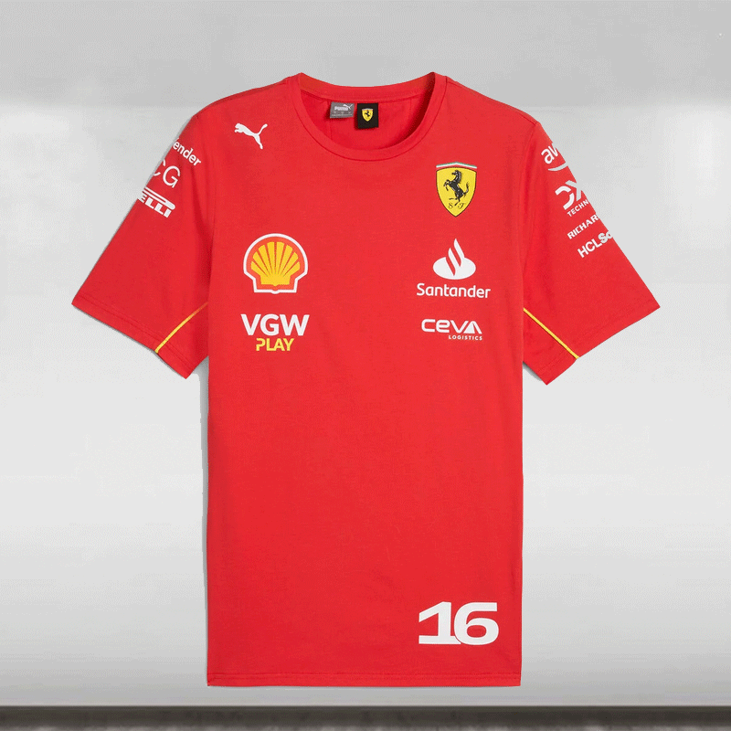 Fashion t shirt ferrari f1 2019