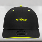 2025 VR46 Core 9Seventy Cap Stretch Snap Adults - Black/Neon Yellow