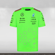 2024 Mercedes-AMG F1 Team Set Up Green T-shirt