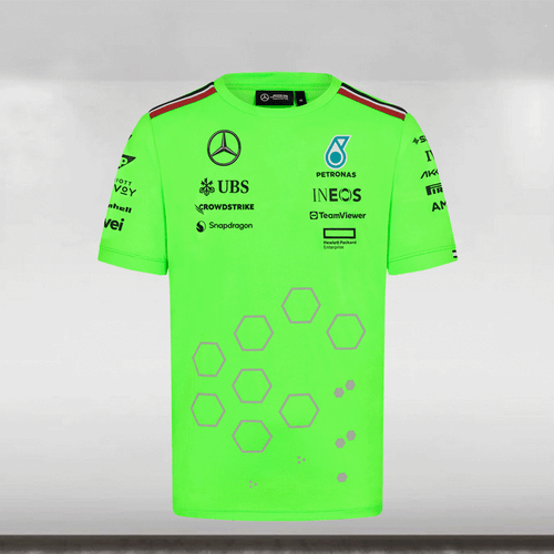 2024 Mercedes-AMG F1 Team Set Up Green T-shirt