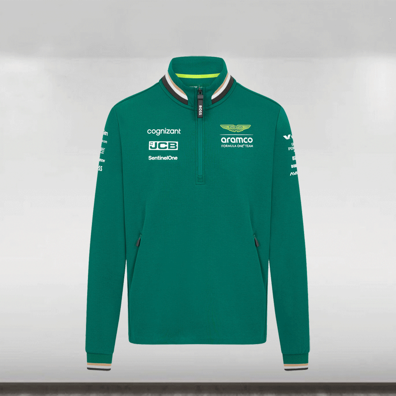 2024 Aston Martin F1 Team 1/4 Zip Sweater