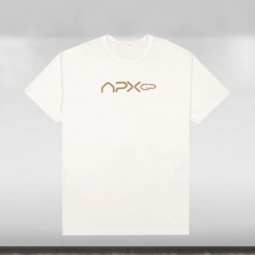 2025 F1 The Movie APXGP Team Tee - Ivory - Medium