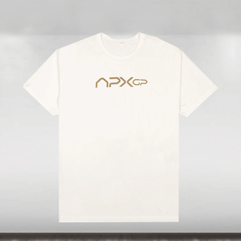 2025 F1 The Movie APXGP Team Tee - Ivory - Medium