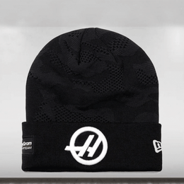 2025 New Era X Haas F1 Camo Cuff Beanie