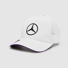 Load image into Gallery viewer, 2024 Mercedes-AMG F1 Lewis Hamilton Driver Trucker Cap - White