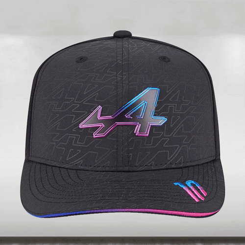 2025 Alpine F1 Las Vegas 970 Stretch Snap Cap - Black