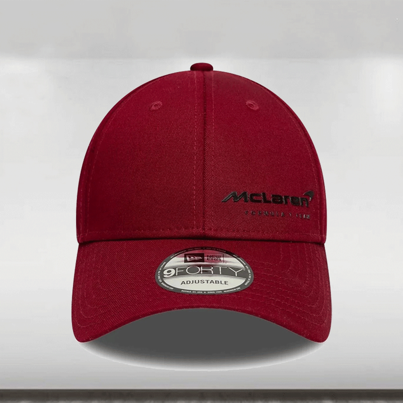 2025 McLaren F1 New Era 9FORTY® Essentials Cap - Dark Red