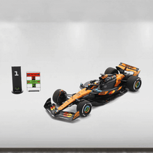 Load image into Gallery viewer, Spark McLaren Racing MCL39 Oscar 2025 Chinese GP Winner 143 Car Podium Stand Pit Board - Papaya